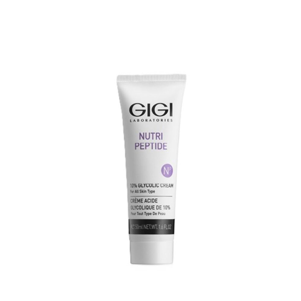 10% גליקולית קרם מסדרת NUTRI PEPTIDE - ג'יג'י - אנטי אייג'ינג - לכל סוגי העור - VM Cosmetics