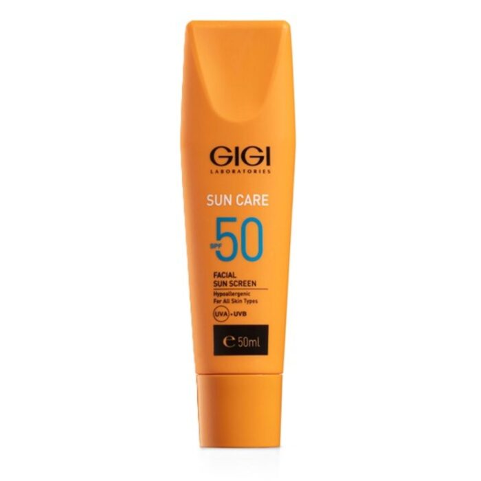 קרם לחות SPF 50 אולטרה לייט מסדרת SUN CARE UVA UVB - ג'יג'י - חשיפה לשמש - לכל סוגי העור - VM Cosmetics