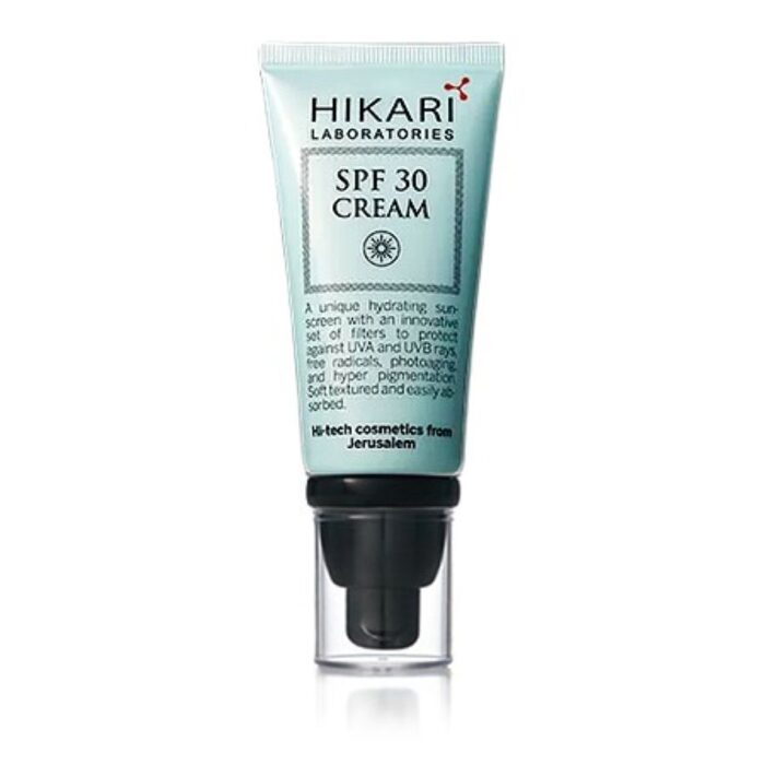 Sunblock SPF 30 - קרם מקדם הגנה SPF30 עם רכיבי אנטי אייג’ינג HIKARI | היקארי