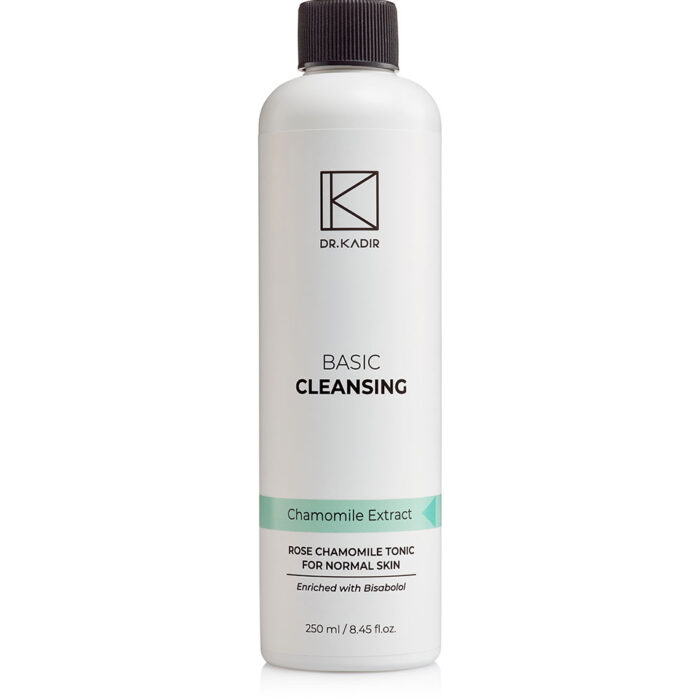 מי פנים רוז - קמומיל לעור נורמלי CLEANSING BASIC 250 מ"ל Dr Kadir ד״ר קדיר