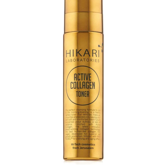 Active Collagen Toner - טונר אנטי אייג'ינג עם קולגן המרכיב המרכזי בשגרת הטיפוח HIKARI | היקארי