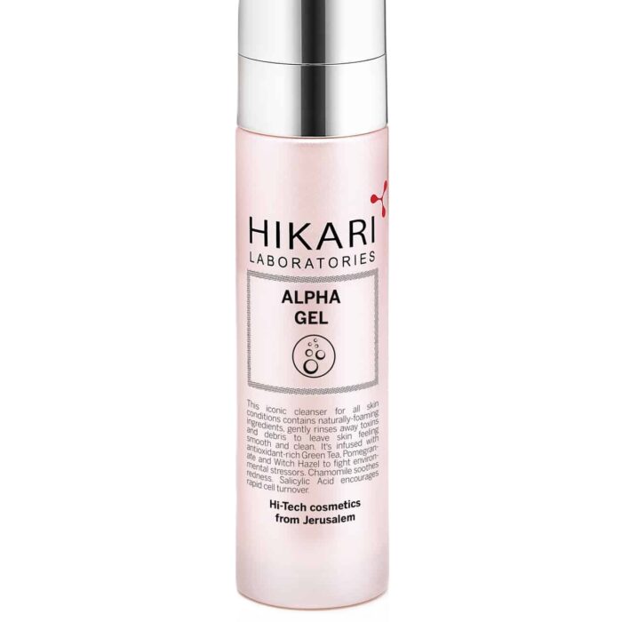 Alpha Gel - ג'ל ניקוי מרענן מעקב הזדקנות ומחדש את מרקם העור HIKARI | היקארי