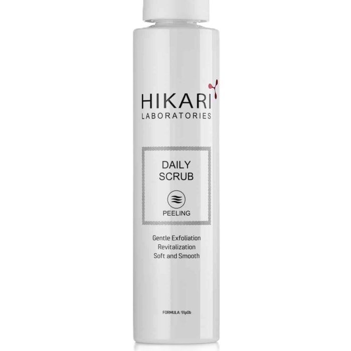 Daily Scrub - פילינג מיקרו דרמברשיין עם אבקת קונכיות ואבקת סלעי בזלת HIKARI | היקארי