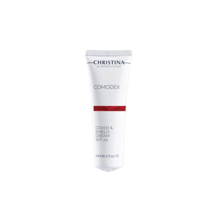 קרם כיסוי להגנה מושלמת SPF 20 - מסדרת קומודקס - כריסטינה - אקנה - עור שומני - VM Cosmetics