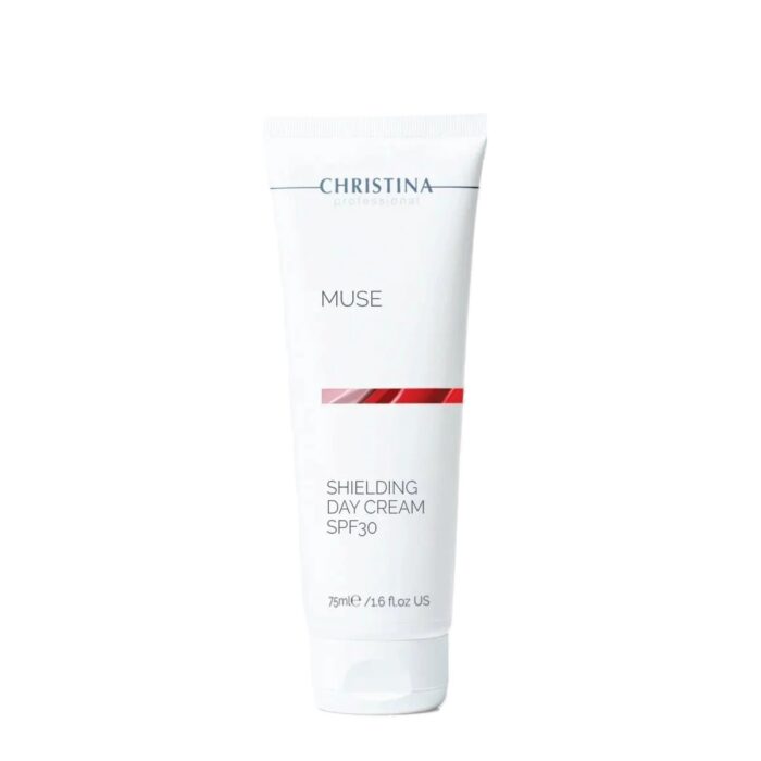 קרם יום עם נוגדי חמצון SPF 30 מסדרת MUSE - כריסטינה - אנטי אייג'ינג - לעור רגיל ויבש - VM Cosmetics