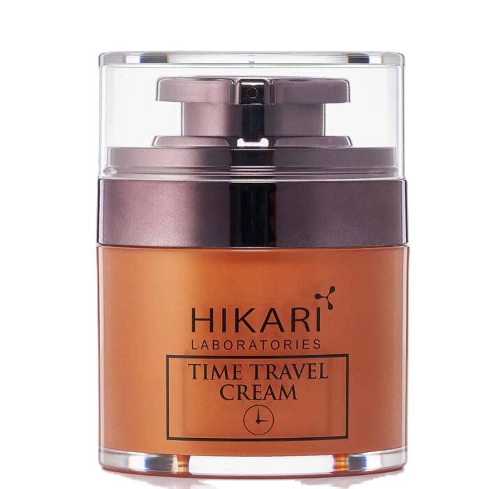 Time Travel Cream קרם אנטי אייג'ינג לטיפול בקמטים ורפיון היקארי VM Cosmetics